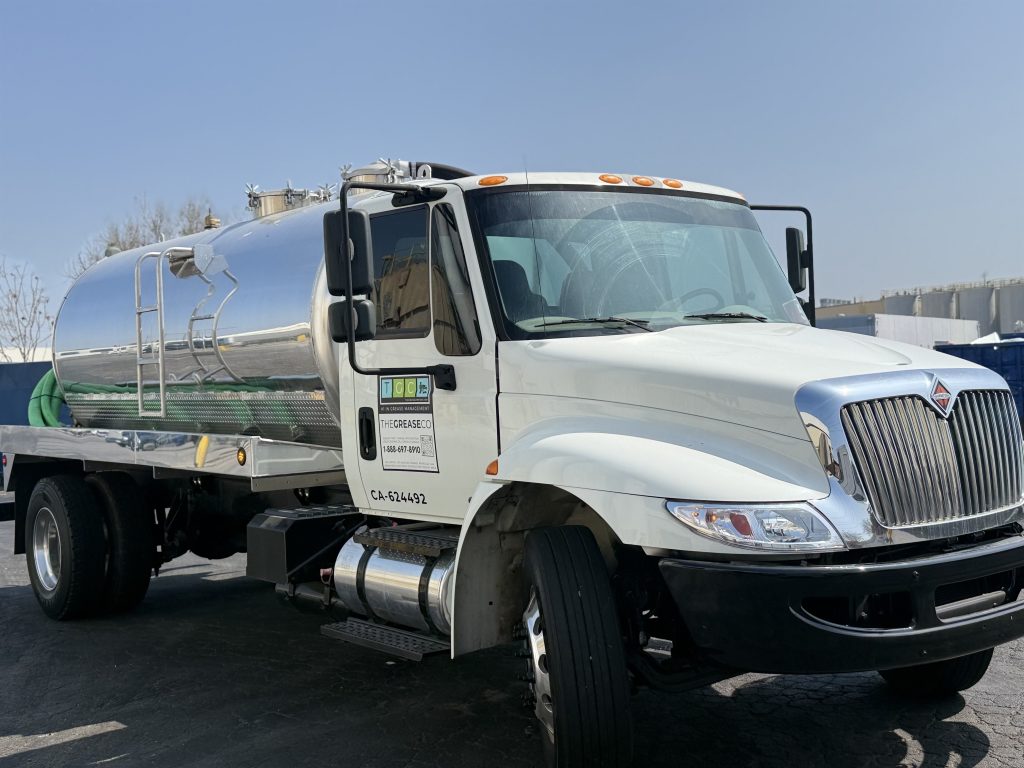 Used cooking oil buyback program service truck